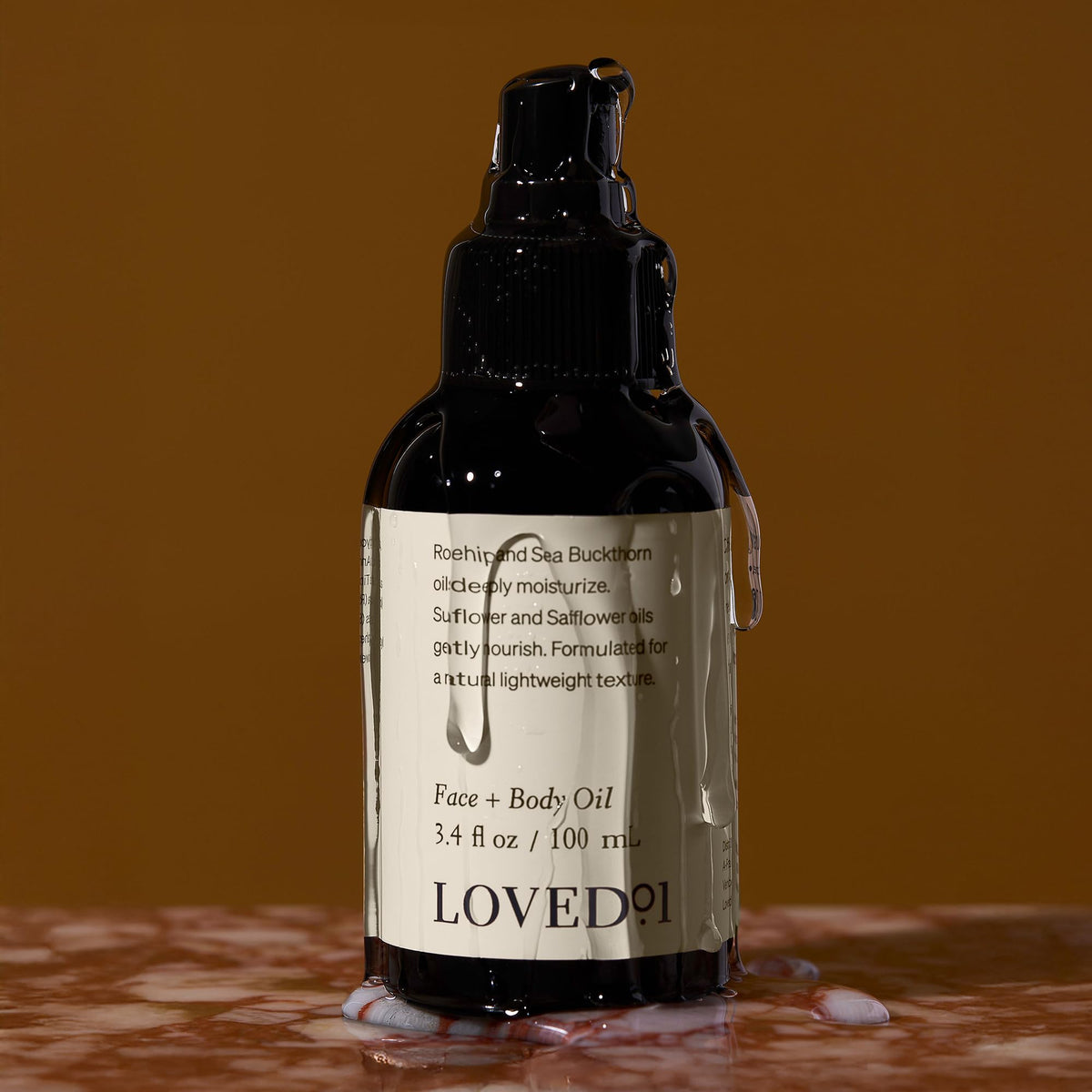 Loved01 oil for hair, nails, and cuticles adds hydration.
