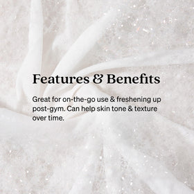 Loved01 no-rinse action wipes ideal for travel and busy days without water.