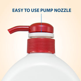 Lovercare 1200ml bottle displayed for long-lasting cleansing routine.