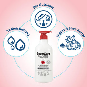 Lovers Care Rose Hip Seed Oil ingredient highlighting nourishing antioxidant potential.