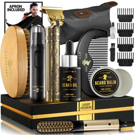 LOVERY gift box beard kit ready for gifting and daily grooming.