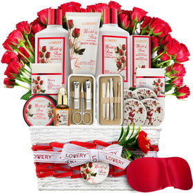 LOVERY Mothers Day spa basket presents a complete gift set for relaxation.