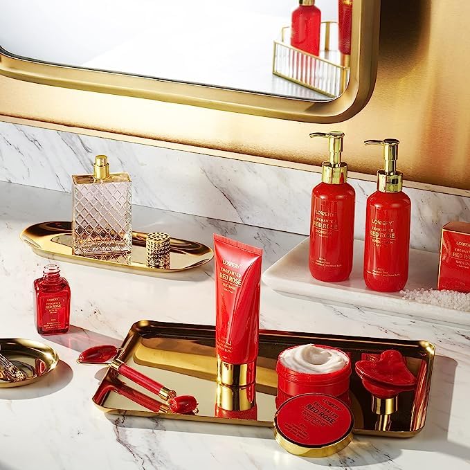 LOVERY Shower Gel and Body Scrub offer a refreshing cleanse with skin-smoothing benefits.