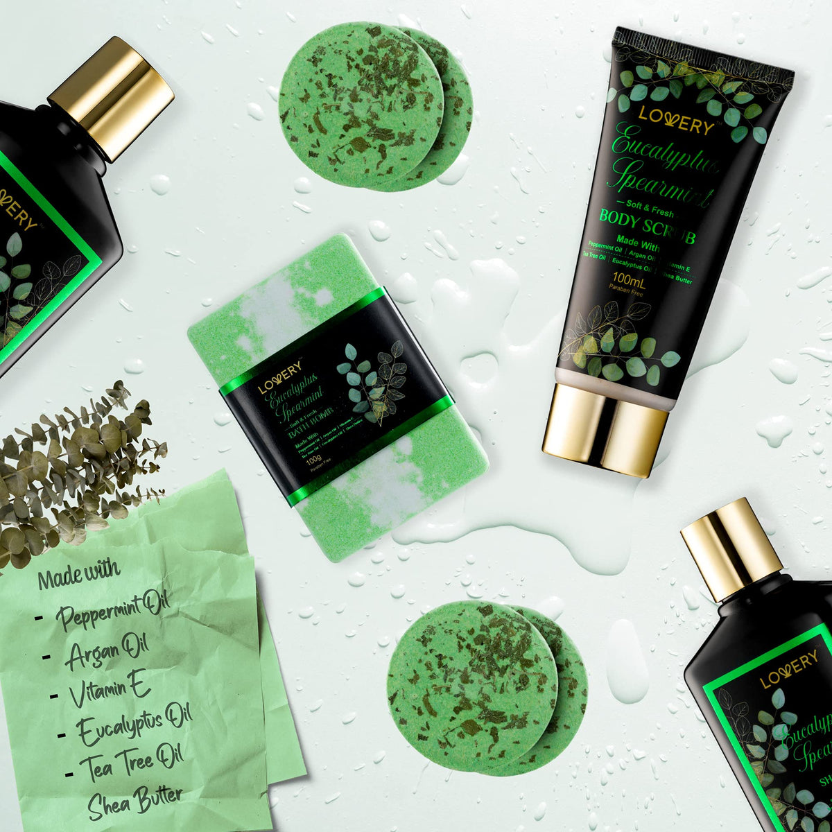 LOVERY steamer tablet releases spa-like steam for easy relaxation