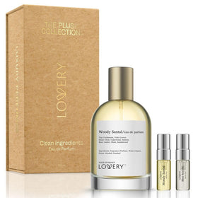 LOVERY back of bottle emphasizes sustainable packaging