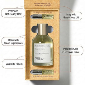 LOVERY packaging box showcases premium scent packaging and gifting appeal