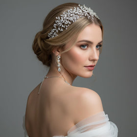 Lovfoiver wire bendable headpiece contours to your hairstyle with comfort.