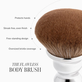 Loving Tan brush is washable and reusable for longevity.