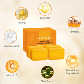 LOYATRO bar used on arms and legs for clean, refreshed skin.