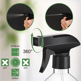 Extra nozzles and funnels in LOYIM set aid quick refills and adjustments
