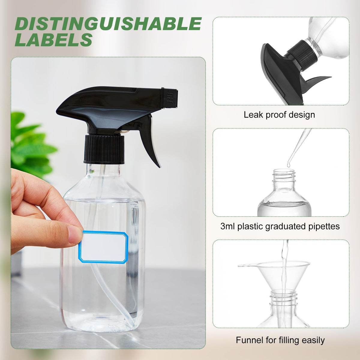 Ergonomic LOYIM bottle with comfortable grip supports extended spraying sessions