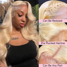 Loyom 613 transparent Swiss lace front wig showcasing seamless scalp appearance