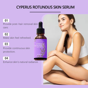 Application on arm and leg with LOYOTICE serum for smoother texture.