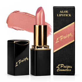 L'Paige Champagne Soft Rose-Nude lipstick packaging—premium design for gifting.