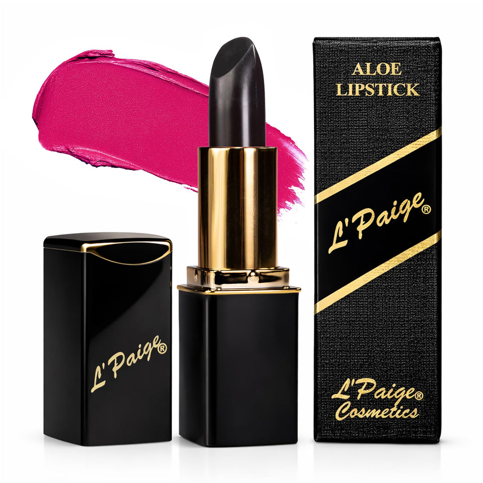 L'Paige LBK lipstick packaging, sleek and gift-ready presentation.