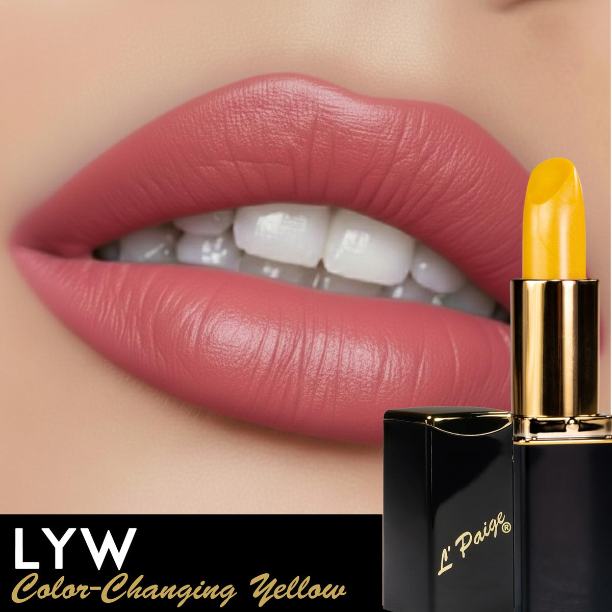 Long-lasting LYW lip color maintains vibrant look across meals and activities.