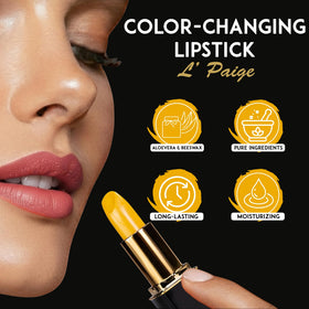 Color-stay LYW lipstick offers smudge- and transfer-resistance throughout the day.