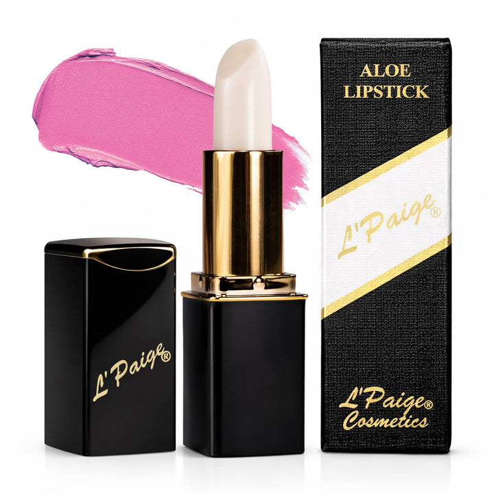 L'Paige pH lip color shifts from white to rose pink for a personalized shade and lasting wear.