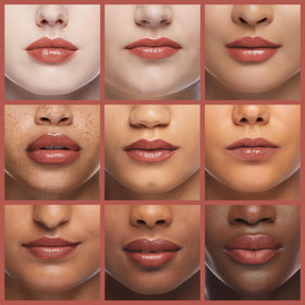 Application of L’Paige Rosy Pearl L56 reveals buildable sheer coverage