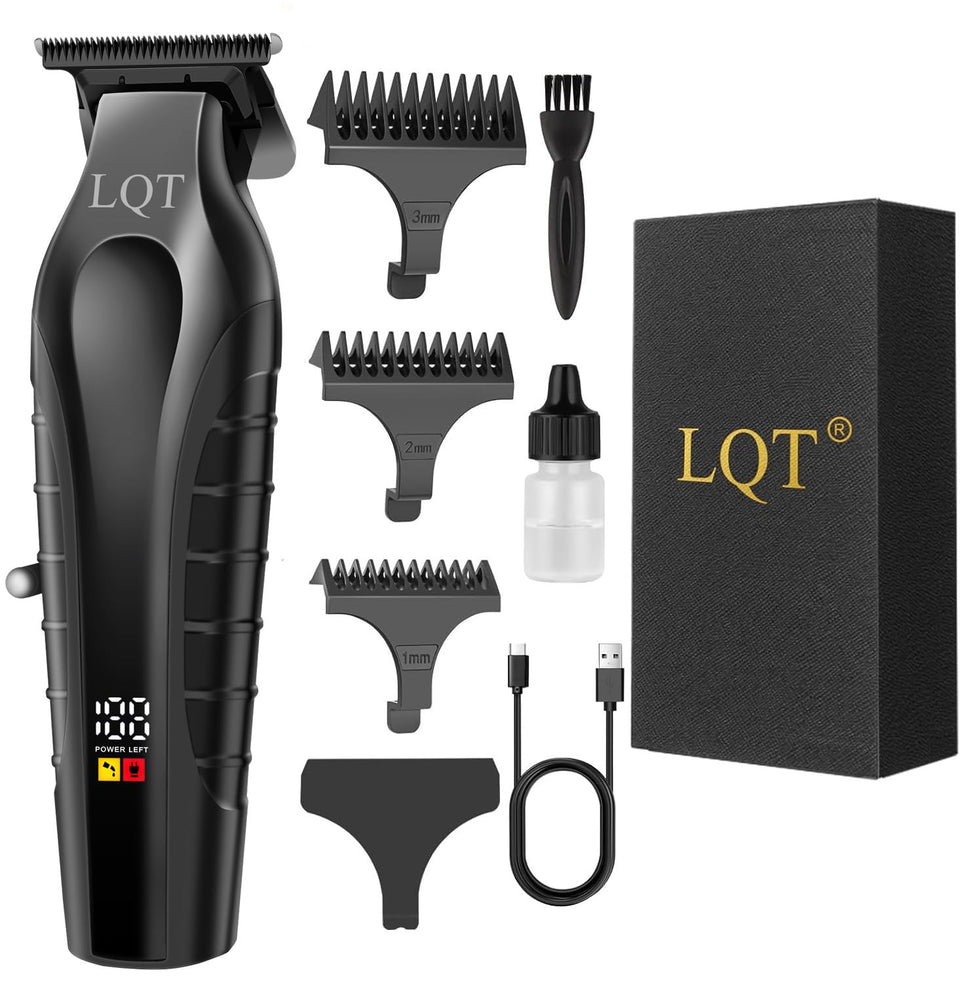 LQT 902 professional trimmer with LED display for precise, easy grooming at home