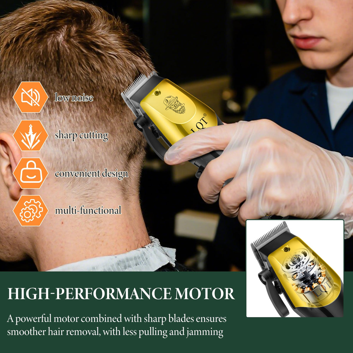 LQT ceramic T-blade close-up for precise edging and smooth cuts