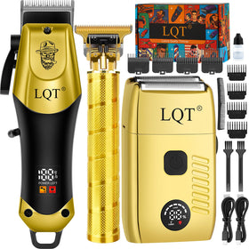 LQT hair clipper kit with LED display for battery monitoring
