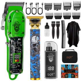 LQT hair clipper set full kit for precise home grooming