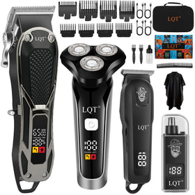 LQT hair clippers front view showing sleek design for home styling