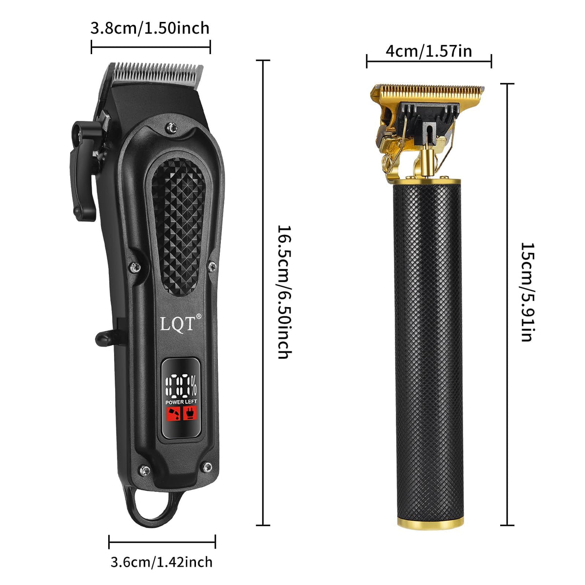 LQT ergonomic grip aids comfortable, secure handling.