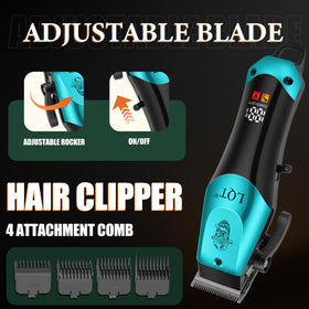 LQT nose trimmer for comfortable, precise trimming detail.