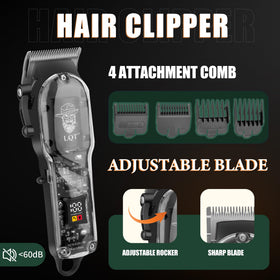 LQT foil shaver delivering clean, smooth cheeks.