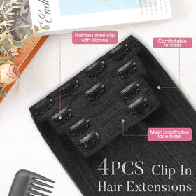 LRSICAL 22-inch long hairpieces displayed for versatile styling options.