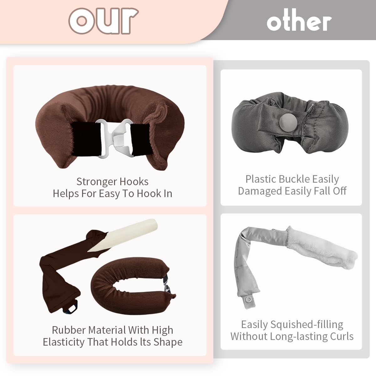 Lrzduya all hair types heatless curl set suitable for many textures