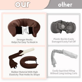 Lrzduya all hair types heatless curl set suitable for many textures