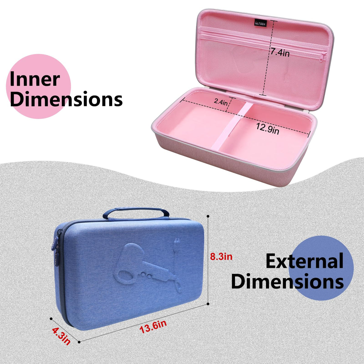 LTGEM case keeps Cosy Companions ZCY883 dry and scratch-free during trips.