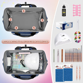 LTINVECK two-layer storage with removable dividers for versatile organization.