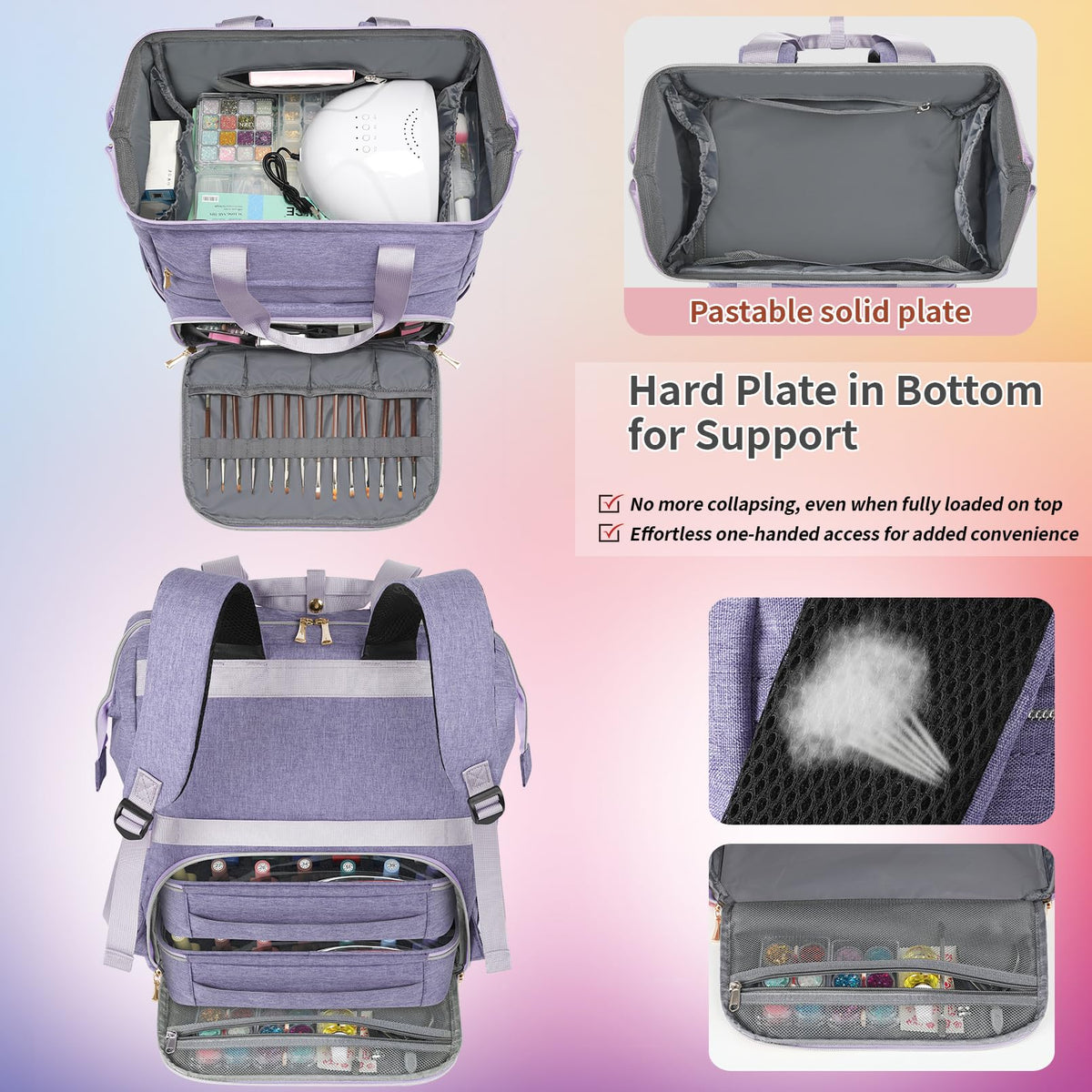 LTINVECK Interior with removable dividers, demonstrates adaptable storage for tools.