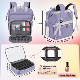 LTINVECK Side pockets and mesh, convenient for liquids and tools.