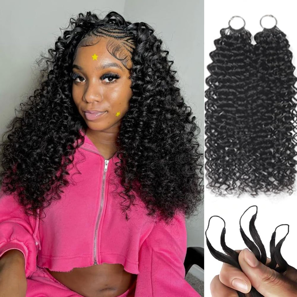 Ltredky Miracle Knots feather crochet hair with soft curly texture for natural blending