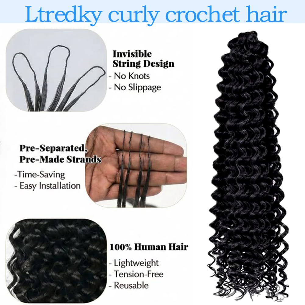 Ltredky Miracle Knots feather crochet hair ultra-lightweight for all-day comfort