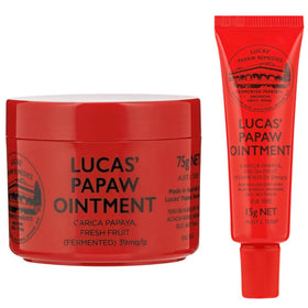 Lucas Papaw Ointment 75g jar for overnight dry skin care