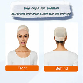 Lucicass lace front edge wig cap delivers a natural, seamless look.