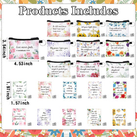 Luck Sea Bible verse cards show floral patterns for quick encouragement.