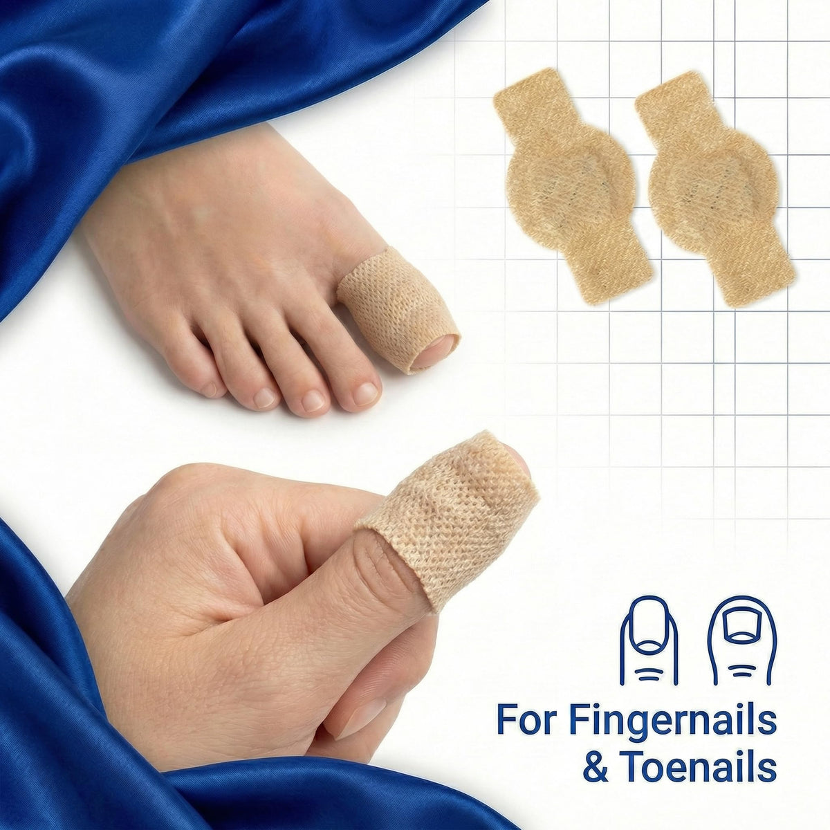 Luckdate Nail Patches offer easy one-step application.