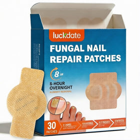 Luckdate Nail Patches demonstrate ergonomic fit for all nails with secure overnight wear.