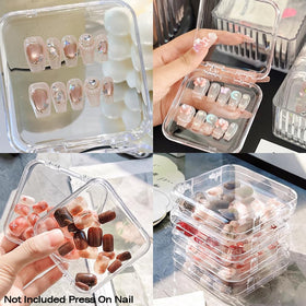 LUCKJUJU compact storage for nails and accessories in a small box