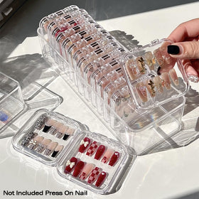 LUCKJUJU nail box size 2.75-inch for compact portability