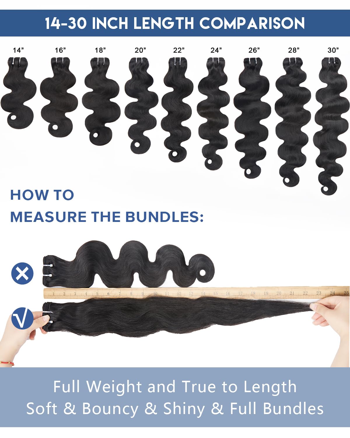 Lucklady 16A raw body wave bundles packaging demonstrates premium presentation