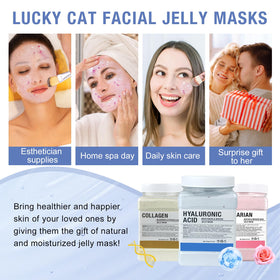 LUCKY CAT hydration and glow from jelly mask