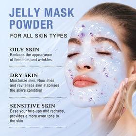 LUCKY CAT hydro jelly mask application for deep facial hydration